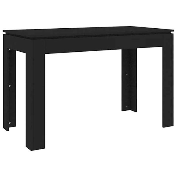 Moderne spisebord design 120 x 60 x 76 cm sort ingeniørtræ DEC036878 kastanj