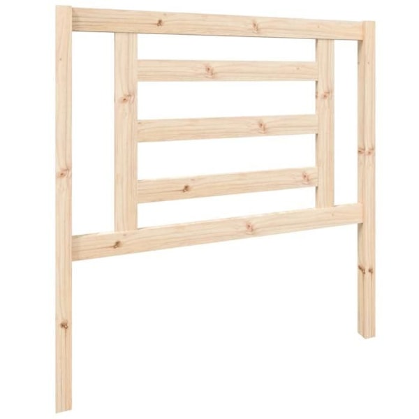 Hovedgavl - Massivt fyrretræ - 96x4x100 cm - Beige - Moderne - Nutidigt design