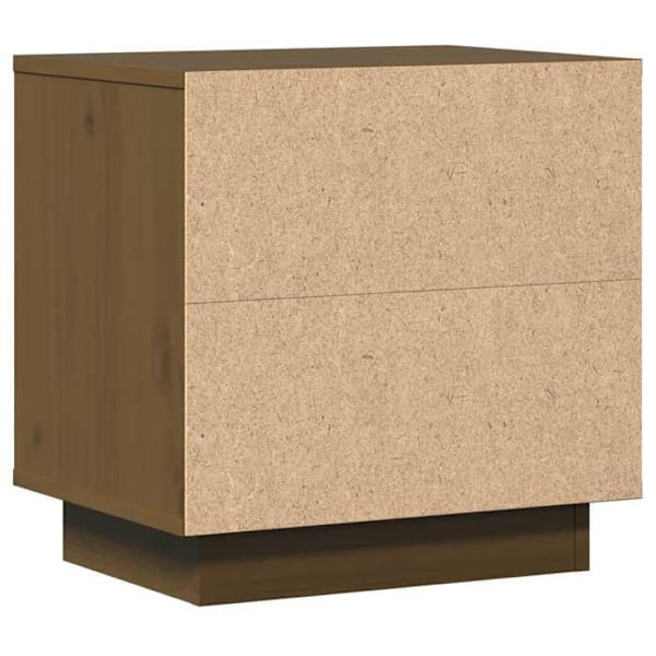 2 kpl yöpöytiä ovikomponentilla 40 x 30 x 40 cm mäntypuusta, hunajavärinen DEC035916 kastanj