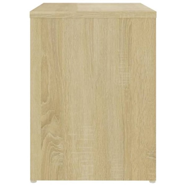 Yöpöytä hyllyillä 40 x 30 x 40 cm puuinsinööri, tammenvärinen DEC033822 kastanj