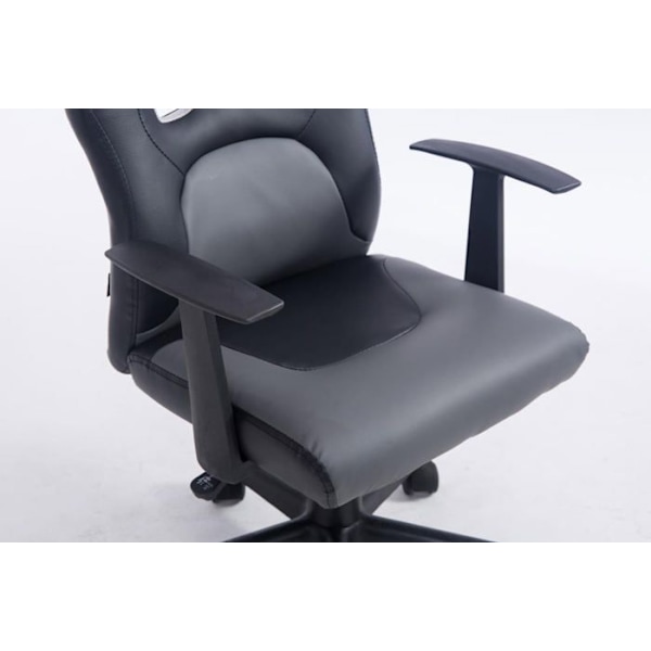 Skrivbordsstol för barn - BUR10187 - Grå - Syntetläder - Juniorstil