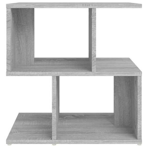 Sängbord med hylla 50 x 30 x 51,5 cm grått ingenjörsträ DEC034676 kastanj
