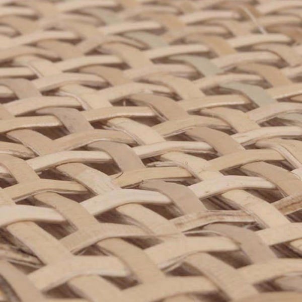 Aflastable, lavt bord, natbord, opbevaringsrum med skuffe, kubu rattan, MDF-look, eg 04_0008504 Flerfärgad