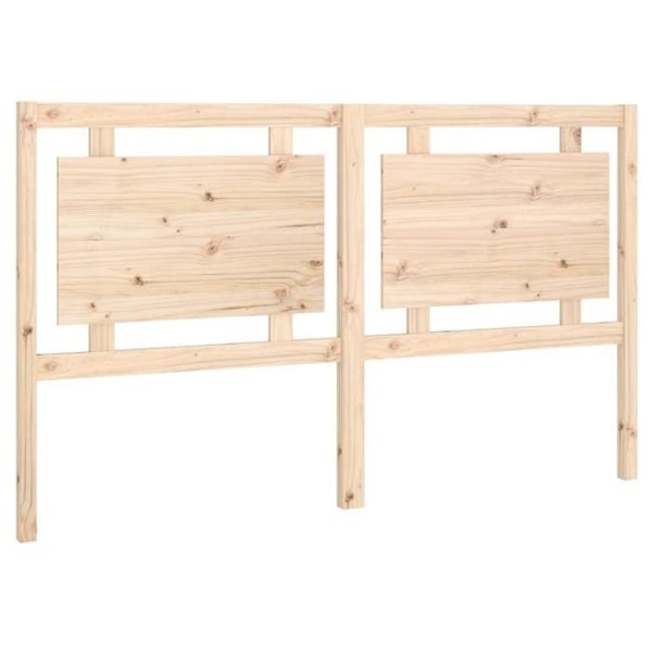 Sänggavel - Massiv furu - 165,5x100 cm - Färg beige - Modern design - Rustik charm