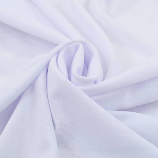 Borddukar med volang 2 delar 243 x 76 x 74 Vit