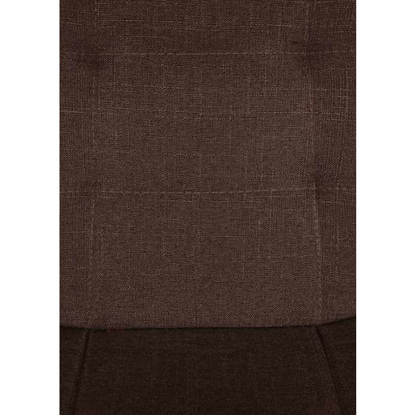 Barstol x1 med justerbar fodstøtte, drejelig brune stofsæde, hvid metalramme 10_0004849 Vit