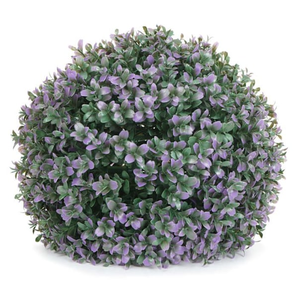 Konstgjord bokskula i form av topiary inredningsdekoration för inomhus eller utomhus diameter 35 cm lila 04_0006007 Guld