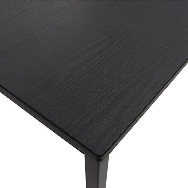 Skrivbord för dator 120x80cm i MDF med ekutseende och svart stål 04_0001391 Svart