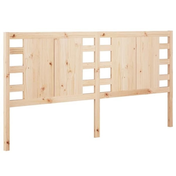 Hovedgærdet til seng, soveværelse, møbel 206 x 4 x 100 cm, massiv fyrretræ TDL0206090