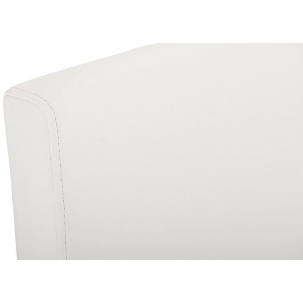 Barstol x1 moderne design, støtte i rustfrit stål, sæde i hvid PVC 10_0005318 Vit