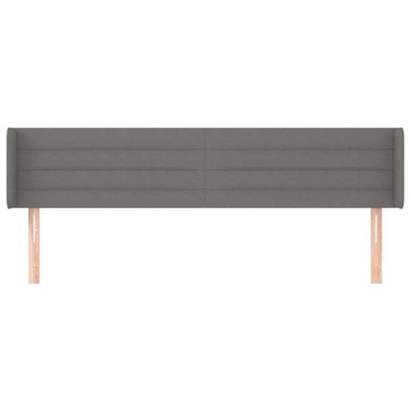 Hovedgærde - Ikke specificeret - 183x16x78/88 cm - Mørkegrå - Klassisk - Højdejusterbar Mörkgrå