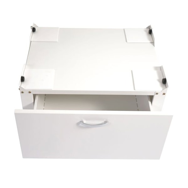 Lavemaskineskabe med skuffe 33 x 61 x 52 cm hvid stål 04_0007833 Vit