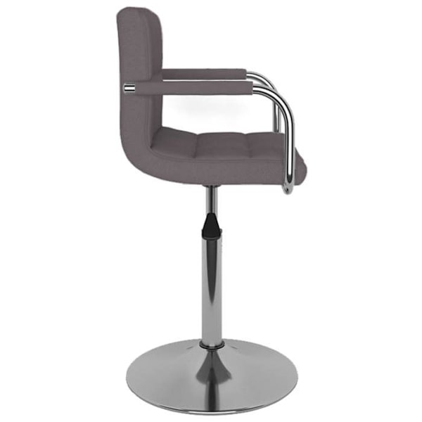 Stol för matsal, justerbar höjd, i taupe tyg DEC025058 Mol