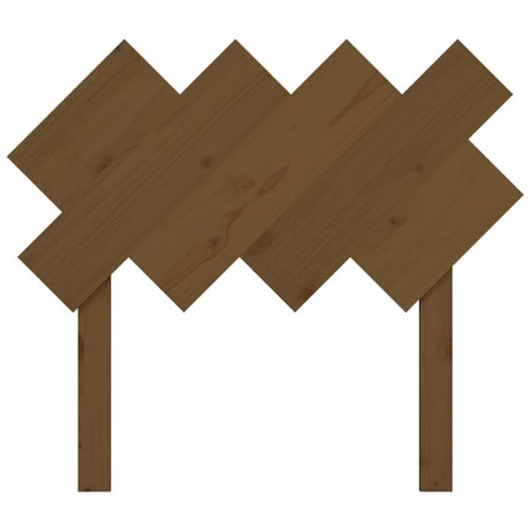 Sänggavel tillbehör sovrum möbel 92 x 3 x 81 massivt trä ljusbrun Ljusbrun