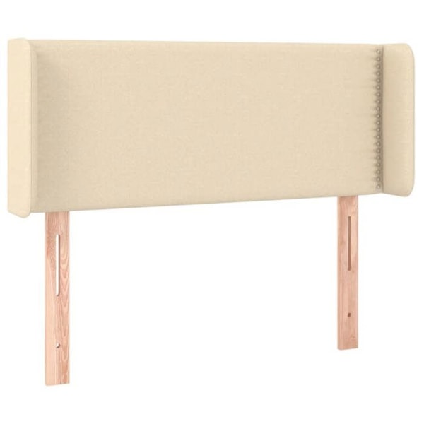 Hovedgærde - Ikke specificeret - 103 x 16 x 78/88 cm - Crepe stof - Farverigt LED - Moderne stil Grädde