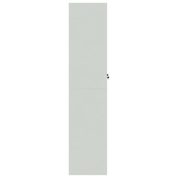 Laatikostot, toimistokalusteet, säädettävät hyllyt, lukittavat ovet 90 x 40 x 180 cm, harmaa teräs DEC024540 Grå