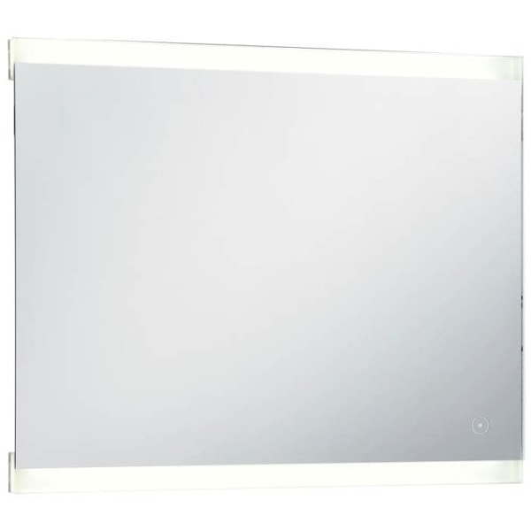 LED väggspegel för badrum med touchsensor 80 x 60