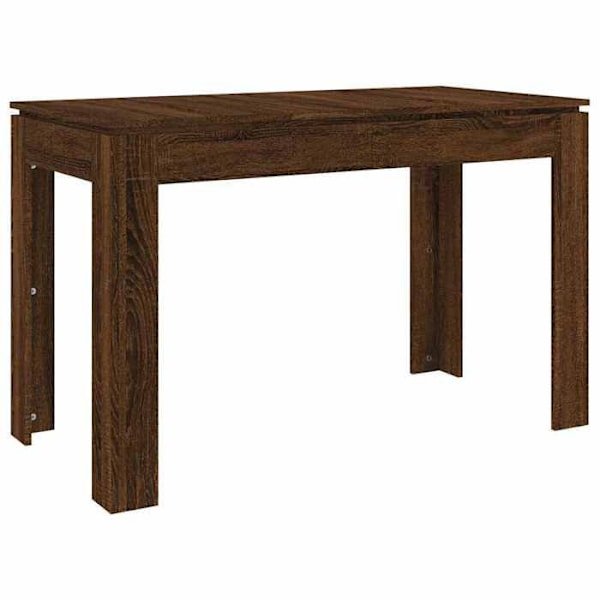 Moderni design ruokapöytä 120 x 60 x 76 cm ruskea insinööripuu DEC036669 kastanj