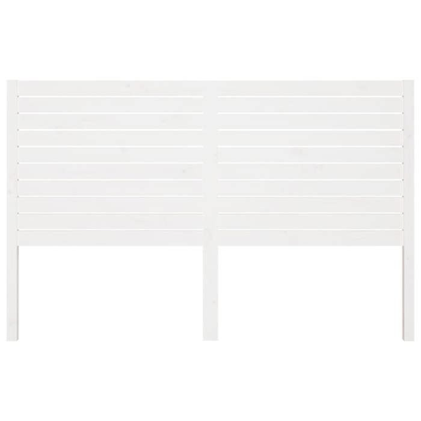 Hovedgærde - MÆRKE - Model - Massiv træ - 126x100 cm - Moderne design Vit