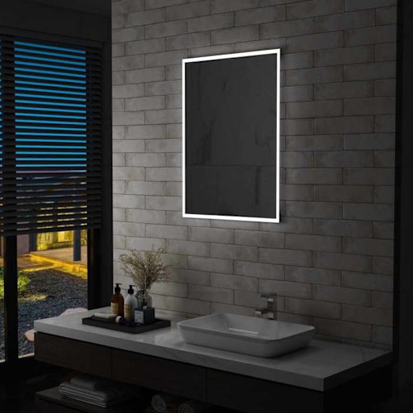 LED vægspejl til badeværelse 60 x 80 cm DEC022599