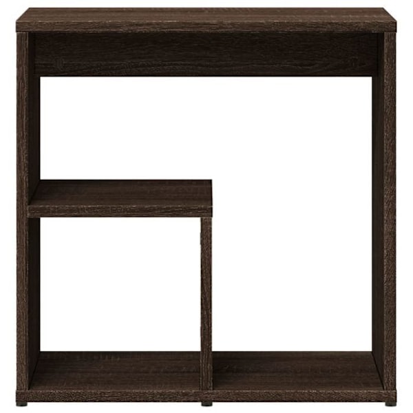 Sidobord för soffända, växtstöd 50 x 30 x 50 cm i ingenjörsträ, brun DEC032624 kastanj