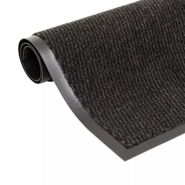 Dørmatte - Sort - Rektangulær - 40x60 cm - Polypropylen - Skridsikker Svart