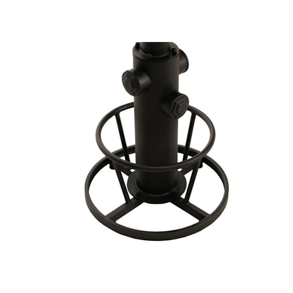 Bistro-baaripöytä korkeussäädettävällä jalustalla, pyörivä istuin, teollinen muotoilu, puu, halkaisija 61 cm 04_0008516 kastanj