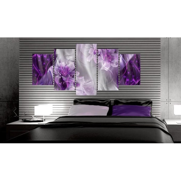 Tavla på akrylglas - Utopia Violet [Glas] 200 x 100