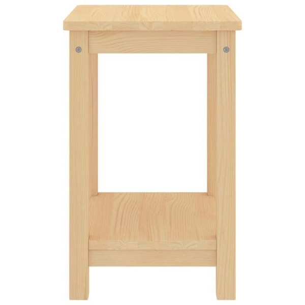 Natskab med hylde, enkel design, 35 x 30 x 47 cm, fyrretræ, DEC034340 kastanj