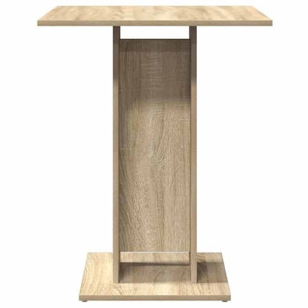 Auxiliary side table bar table 60 x 60 x 75 cm ingeniørtræ farve eg DEC036551 kastanj
