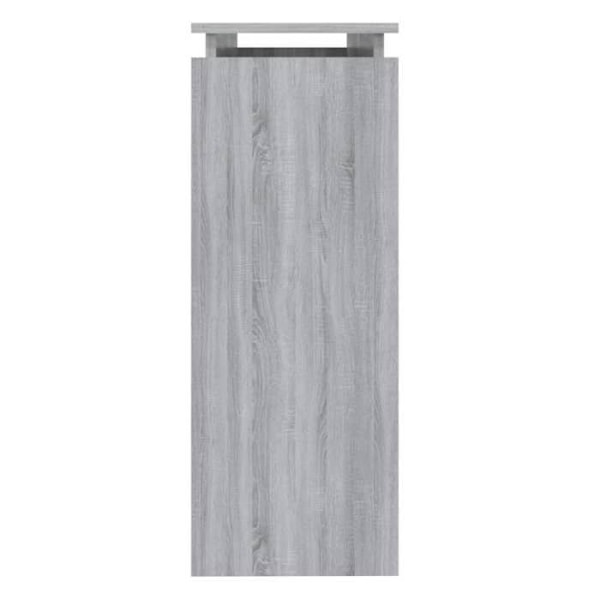 Praktisk konsolbord med hylde 102 x 30 x 80 cm i grå ingeniørtræ DEC032212 kastanj