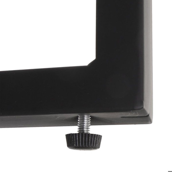 Skrivbord med dator, sidobord 100x54 cm MDF vild ek och mörk metall 04_0006065 Metall