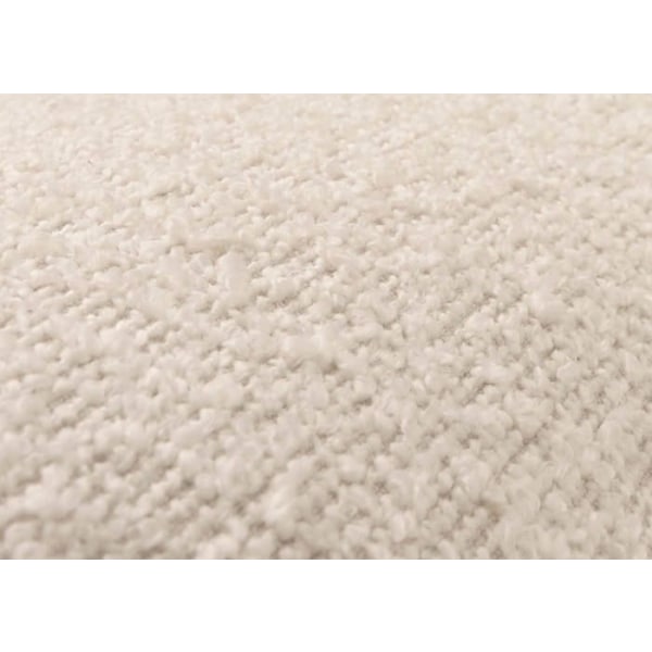 Spisestol, køkkenstol, drejelig, automatisk position, stof/tekstil, hvid creme boucle, med armlæn 04_00062 Vit