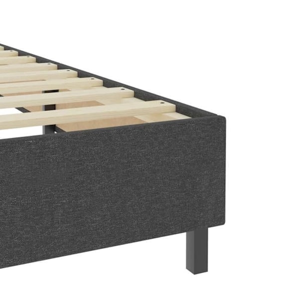 Seng - TDL - 100 x 200 cm - Gråt stof - 1 pladser - Nemmere opsætning Grå