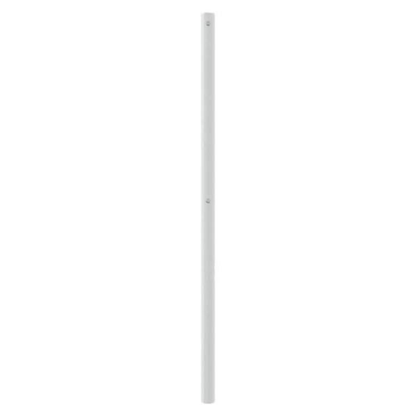 Hovedgærde til seng til soveværelse møbel 120 cm metal hvid TDL0202483 Vit