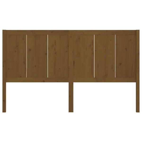 Hovedgærde til soveværelse, møbel 205,5 x 4 x 100 cm, lys brunt massivtræ TDL0202887 Ljusbrun