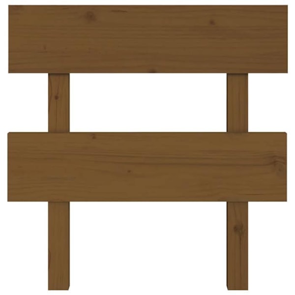 Sänggavel tillbehör sängrum möbel 93,5 x 3 x 81 massivträ ljusbrun