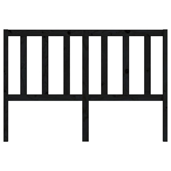 Sänggavel tillbehör sovrum möbel 166 x 4 x 100 cm svart tall TDL0202215