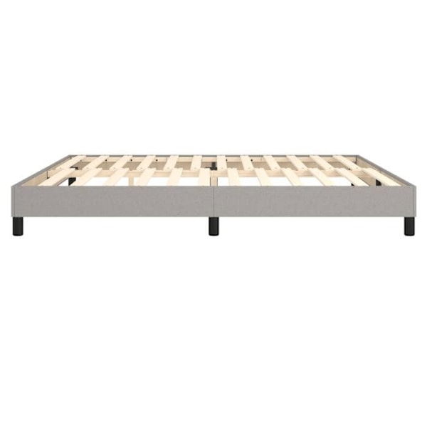 Sängbotten med ben, sängram 200x200 cm, ljusgrått tyg TDL0207173 Ljusgrått