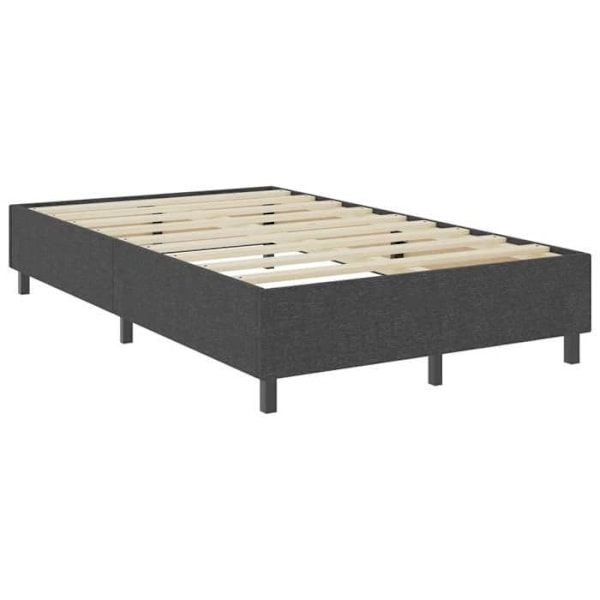 Sommier - TDL - 120 x 200 cm - Harmaa kangas - 2 paikkaa - Jalakset mukana Grå