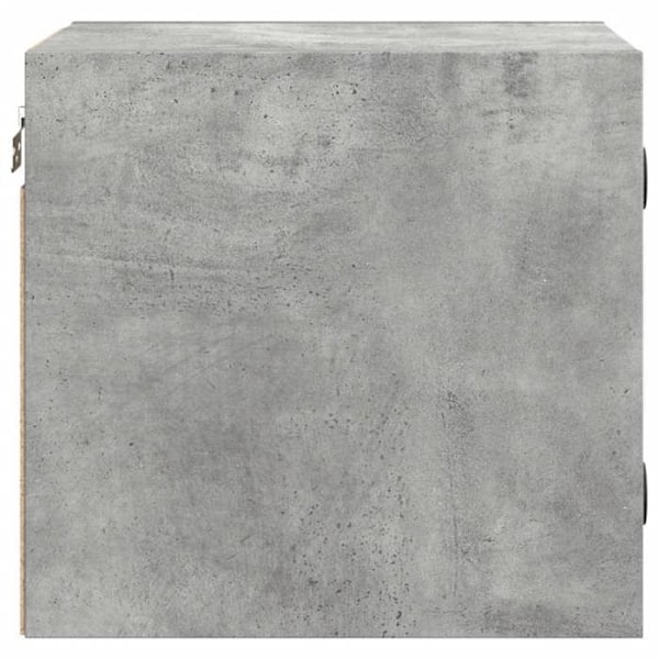 2 kpl yöpöytiä lasiovilla 35 x 37 x 35 cm harmaa insinööripuusta DEC035977 kastanj