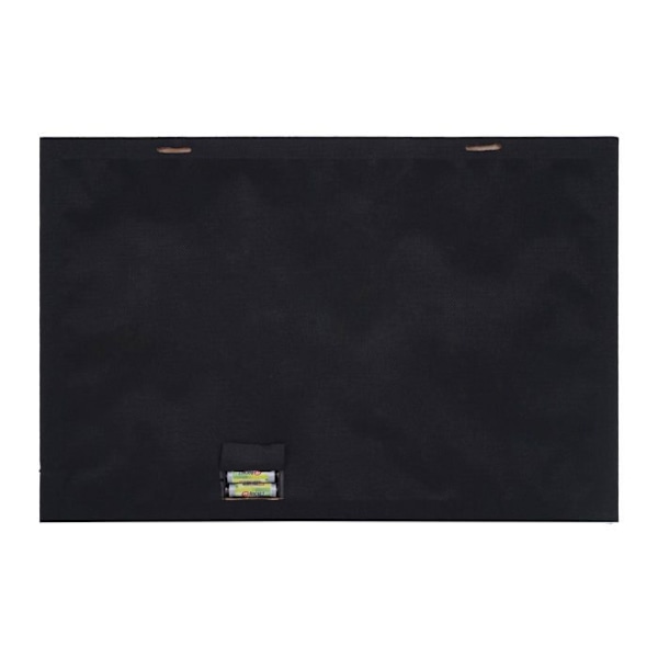 Set om 2 LED-ljusa tavlor väggtavla 40x60 cm timer Buddha + ljus 04_0000452 Flerfärgad