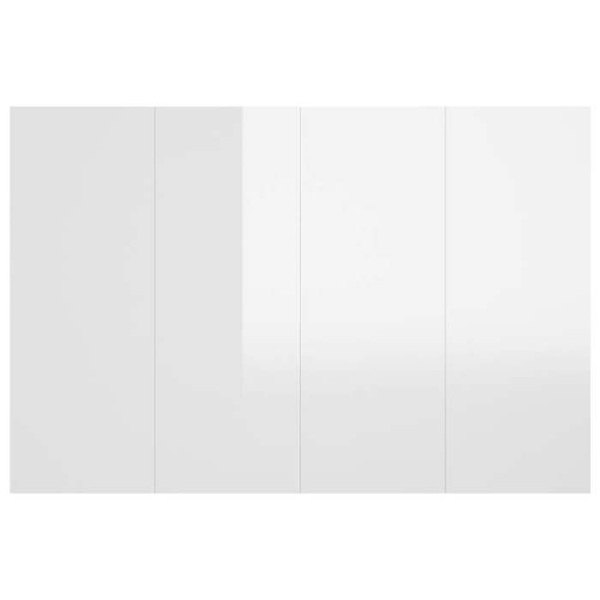 Hovedgærde til seng soveværelse møbel 120 x 1,5 x 80 cm MDF hvid TDL0203637