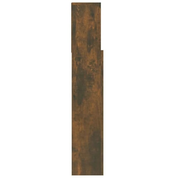 Sengegavl - MDF - Brun - 100x19x103,5 cm - Indbygget opbevaring - Moderne stil kastanj