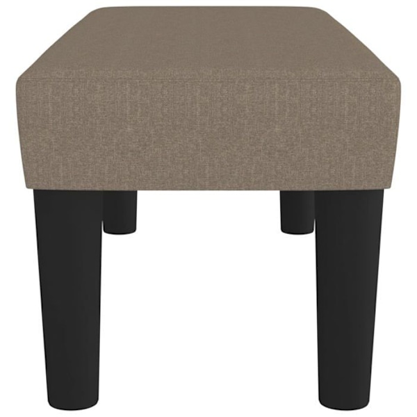 "70 x 30 x 30 cm taupe kangas sängynpäätypenkki DEC024686" Mol