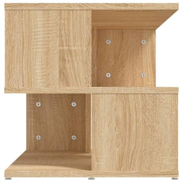 Sofa endebord bordmøbel til stuen 40 x 40 x 40 cm spånplade farve eg DEC032415 Flerfärgad