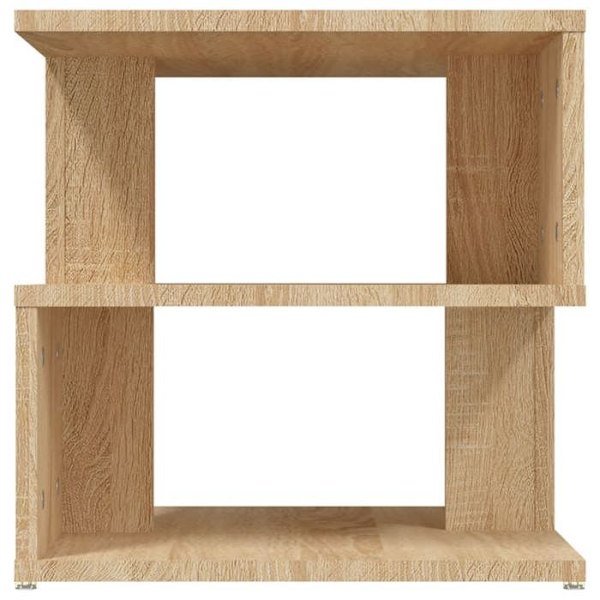 Sofa endebord bordmøbel til stuen 40 x 40 x 40 cm spånplade farve eg DEC032415 Flerfärgad