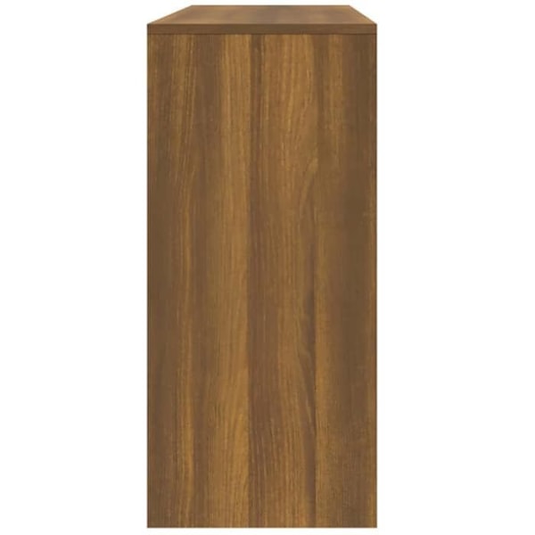 Funktionsdug konsolbord med stil och lådor 100 x 35 x 76,5 cm brunt ingenjörsträ DEC031844 kastanj