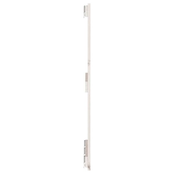 Sänggavel i massivt vitt trä - Klassisk - Tidlös - 166x3x90 cm Vit