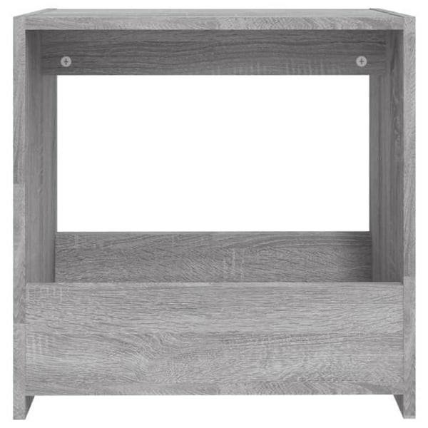 Sido bordstablett vid soffbord, vardagsrumsmöbel 50 x 26 x 50 cm, grå ingenjörsträ DEC032529 kastanj